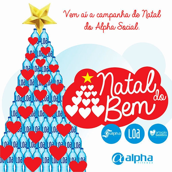 Rede Alpha Fitness lança campanha “Natal do Bem” 