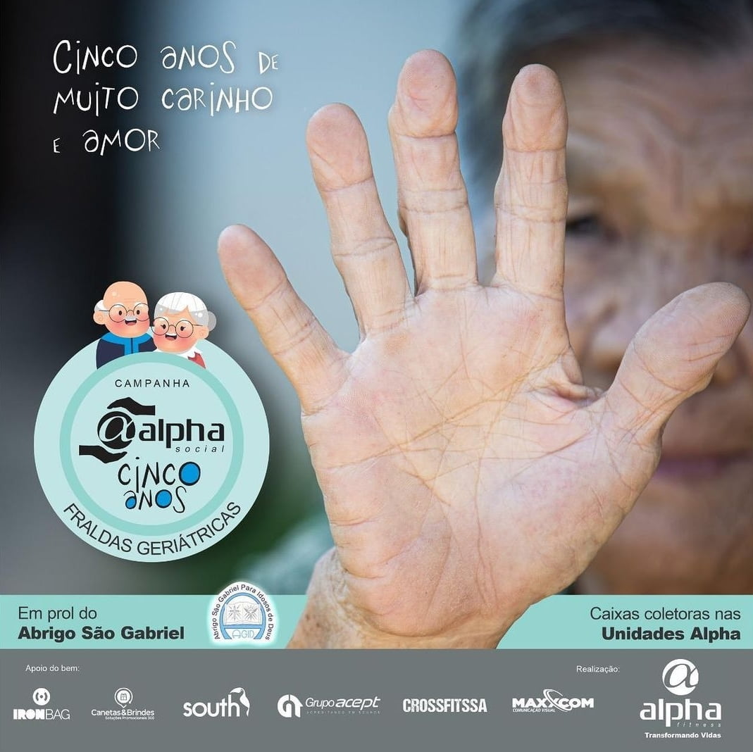 Alpha Social completa cinco anos com campanha especial em prol do Abrigo São Gabriel